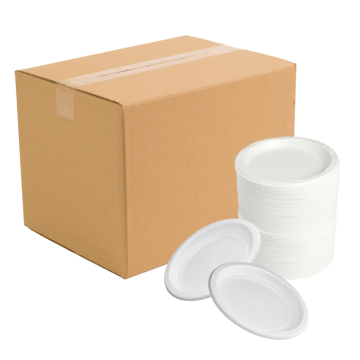 Ø22 cm dyp tallerken 250x plastikk gjenbrukbar