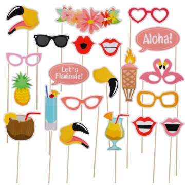 Photo Booth rekvisitter Hawaii 21x