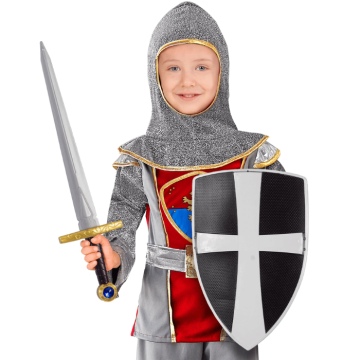 Ridder sverd og skjold til barn