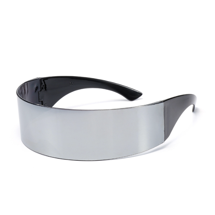 Solbriller speil visir svart - onesize