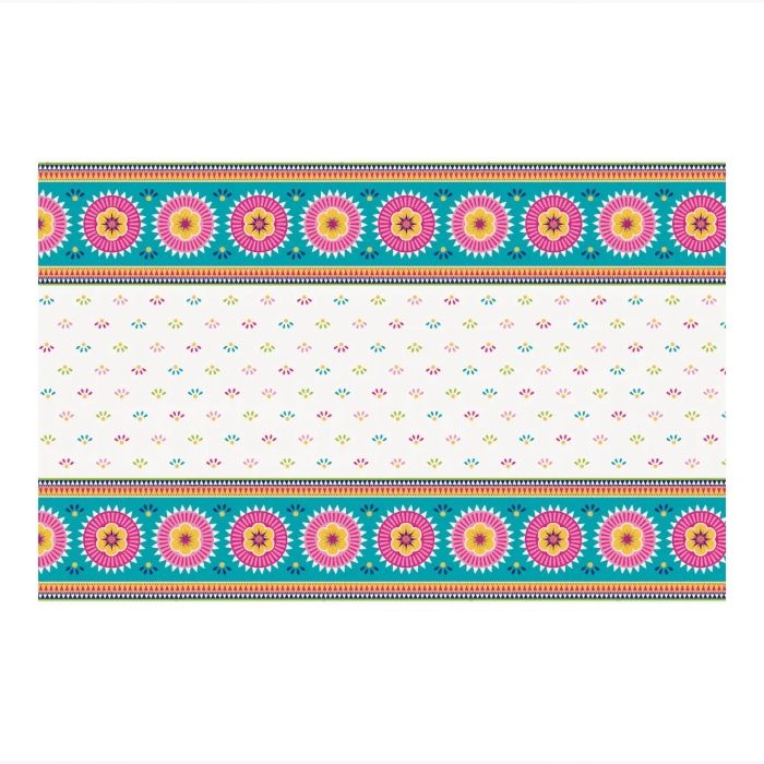 Plastduk med Meksikansk inspirert mønster fiesta 137x213 cm