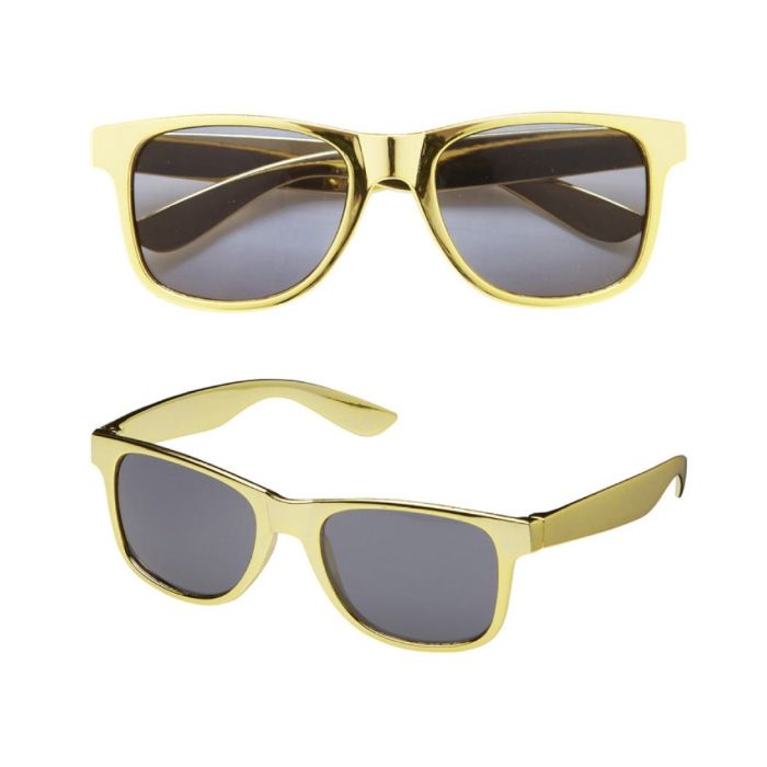 Solbriller Wayfarer gull - onesize