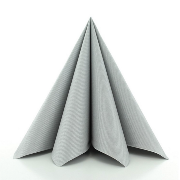 Luksus servettar sølv 12x - 40x40 cm