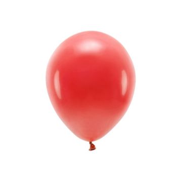 Raude ballongar 22 cm 10x 