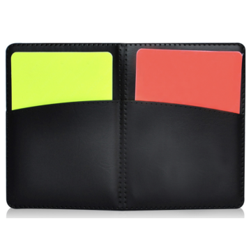 Dommerkort sett med etui