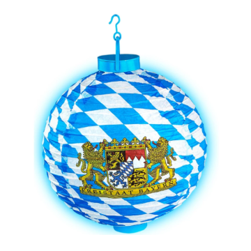 Oktoberfest lampa med LED - 30 cm