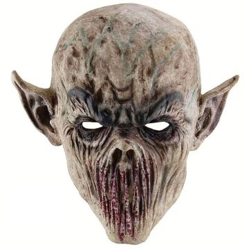 Skummel halloween goblinmaske 