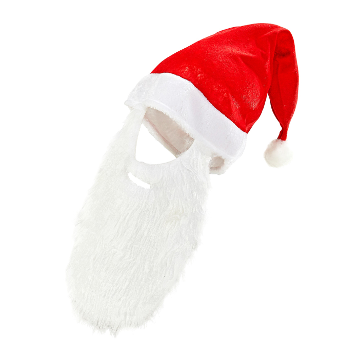 Julemandens lue og skjegg
