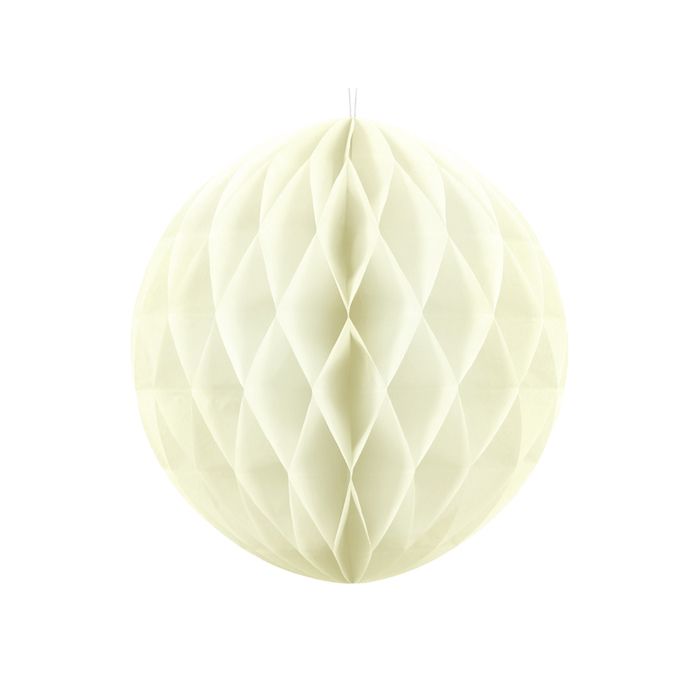 Kremhvit honeycomb - 40 cm