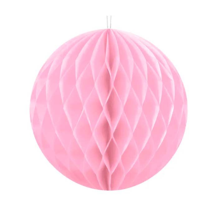 Lyserød honeycomb - 40 cm