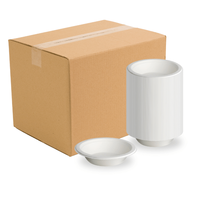 400 ml skåler 200x bionedbrytbar