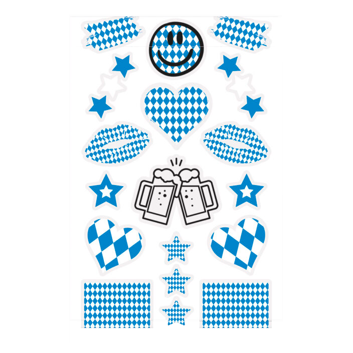 Falske tatoveringar Oktoberfest 12x 