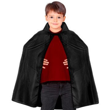 Svart kappe til barn - 100 cm