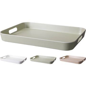 Rektangulært serveringsbrett med håndtak 41x31 cm