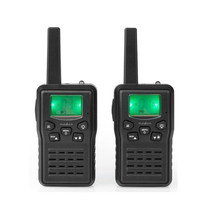 Walkie Talkie 2x 8 km rekkevidde