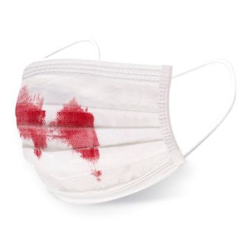 Blodig ansiktsmaske - onesize