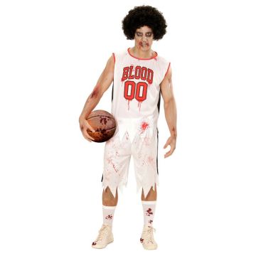 Zombie basketballspiller kostyme - 2 delar