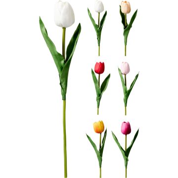 Kunstig tulipan 40 cm i mykt materiale