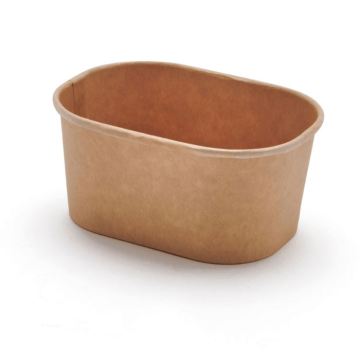 250 ml pappskål 50x engangs rektangulær