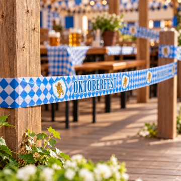 Oktoberfest avspenningsbånd 610x8 cm 