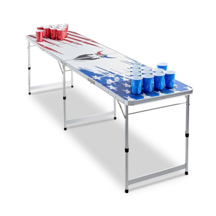 Beer Pong Bord USA PartyVikings - Offisielle mål
