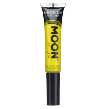 Neon UV mascara intens gul Moon Creations - 15 ml