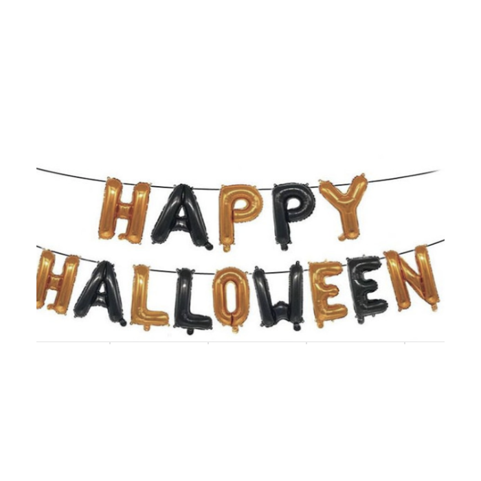 Happy halloween ballonggirlande – 65 cm