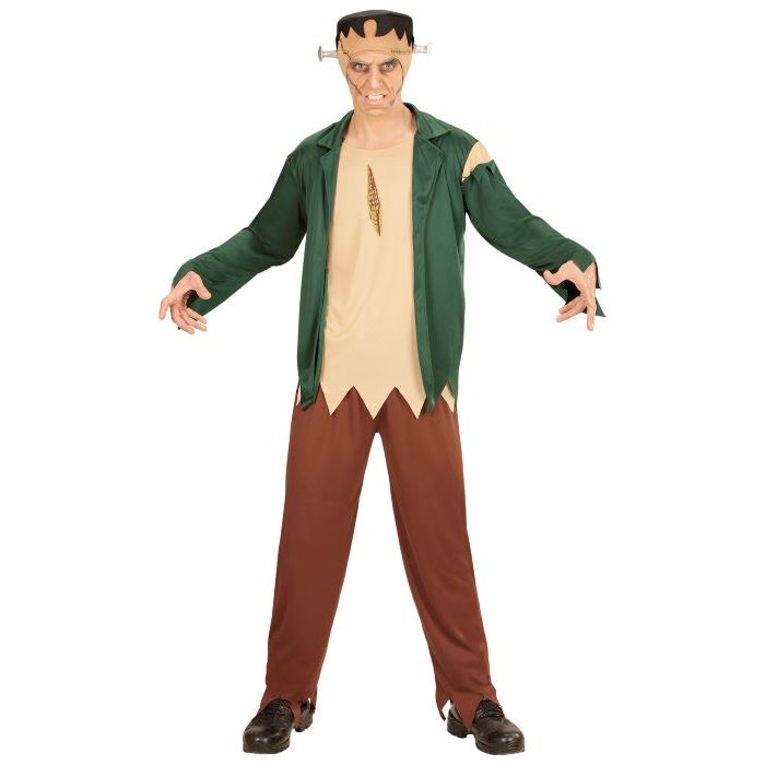 Monster Frankenstein Kostyme - 4 delar