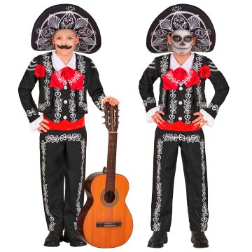 Mariachi kostyme for gutter - 4 deler