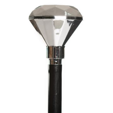 Sølv diamantstav - 105 cm