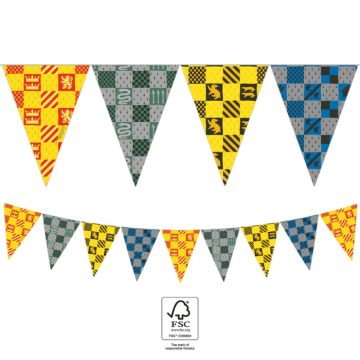 Harry Potter® flaggkjede papir - 2,3 meter