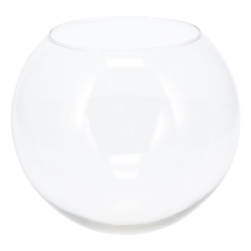Klar glasbowl vase 200x160 mm