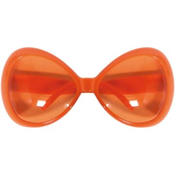 Morsomme oversized briller oransje 