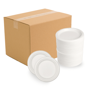 26 cm tallerken 400x bionedbrytbar