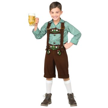 Bayersk lederhosen-kostyme for gutter