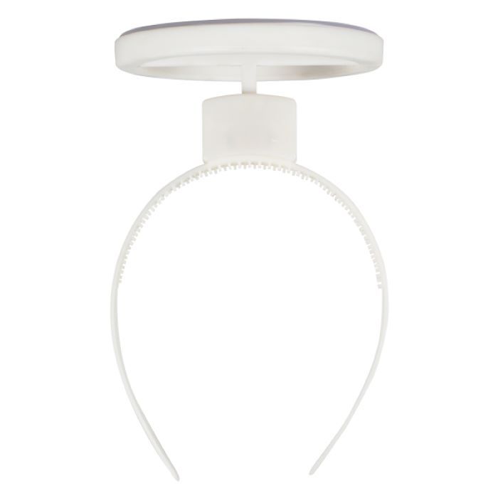 Engel lysande glorie hårbøyle kvit - 20x15,6 cm