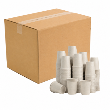 190 ml kaffekrus 1000x engangs bambusbegre