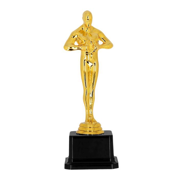 Gullfarga Hollywood-prisestatuett - 21 cm