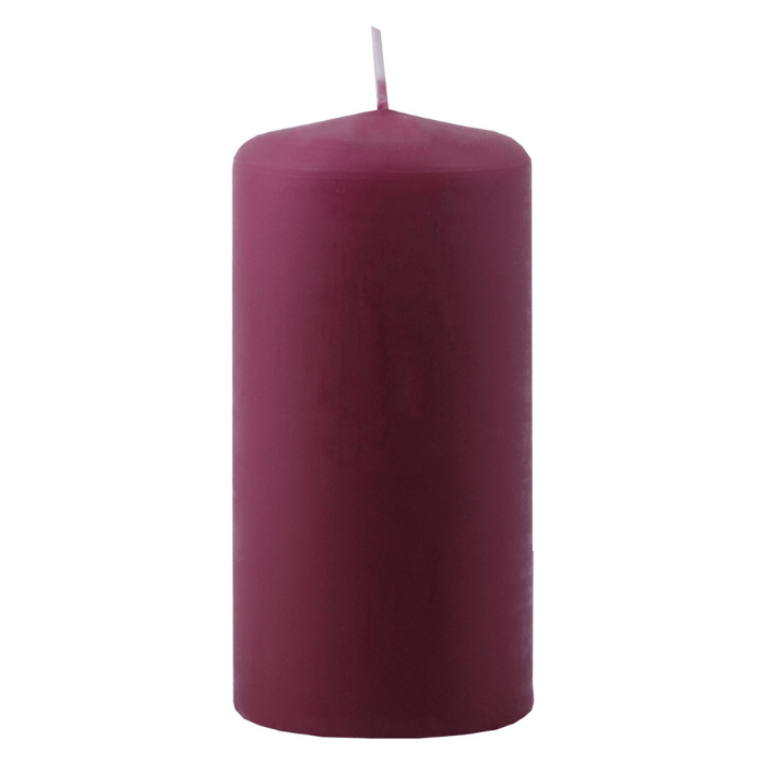 Bloklys bordeaux 1x - 6x12 cm