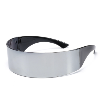 Solbriller speil visir svart - onesize