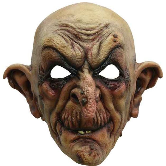 Skremmende halloween trollmannsmasken