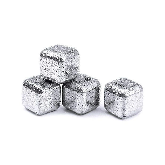 Stål isterningar 4x - 2,7x2,7x2,7 cm