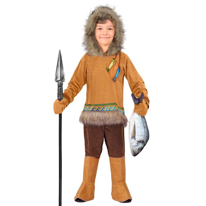 Inuitkostyme for gutter - 4 deler