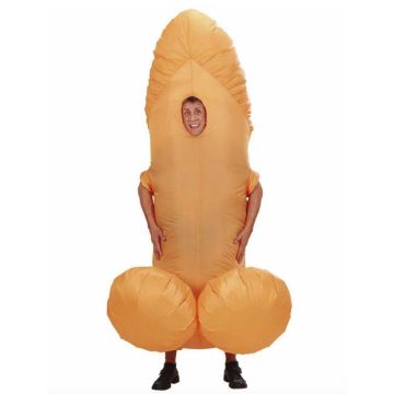 Oppblåsbart penis kostyme - One-size