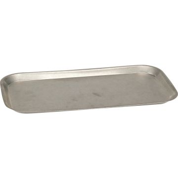Stonewashed serveringsbrett i rustfritt stål 33,7x17,5 cm