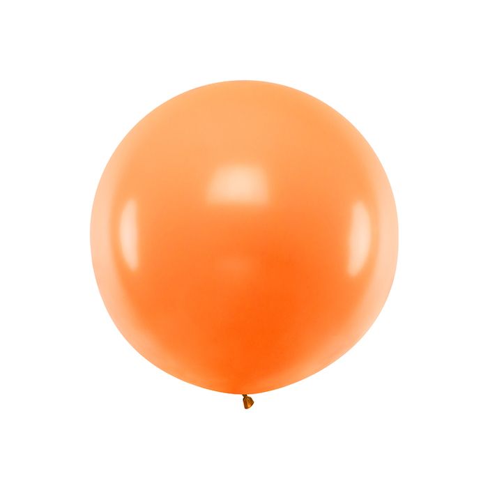Kjempe oransje ballong - 1 meter 