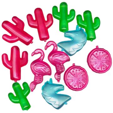Tropiske dekorasjonsfigurer 12x