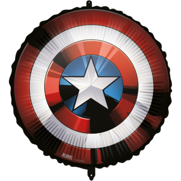 Captain America skjold folieballong 46 cm 