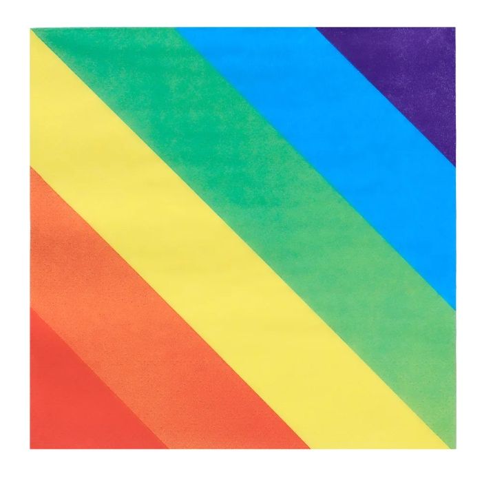 Serviettar med regnbuens fargar pride - 20x