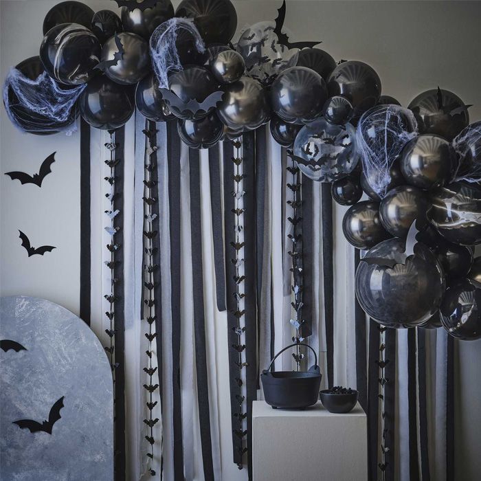 Halloween Flagermus Ballongbue 120 deler